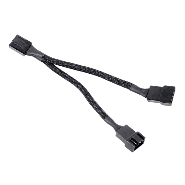 4-Pin PWM Fan Splitter Cable 10.5 Inch 1-to-2 Converter