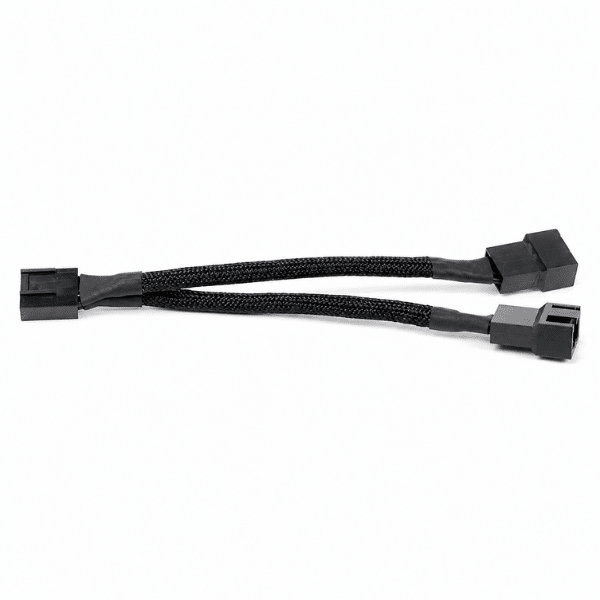 4-Pin PWM Fan Splitter Cable 10.5 Inch 1-to-2 Converter - Image 2