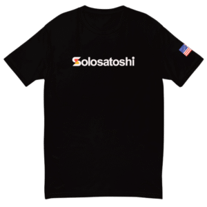 Solo Satoshi T-Shirt with American Flag