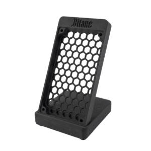 Black 3D Printed Bitaxe Display Stand