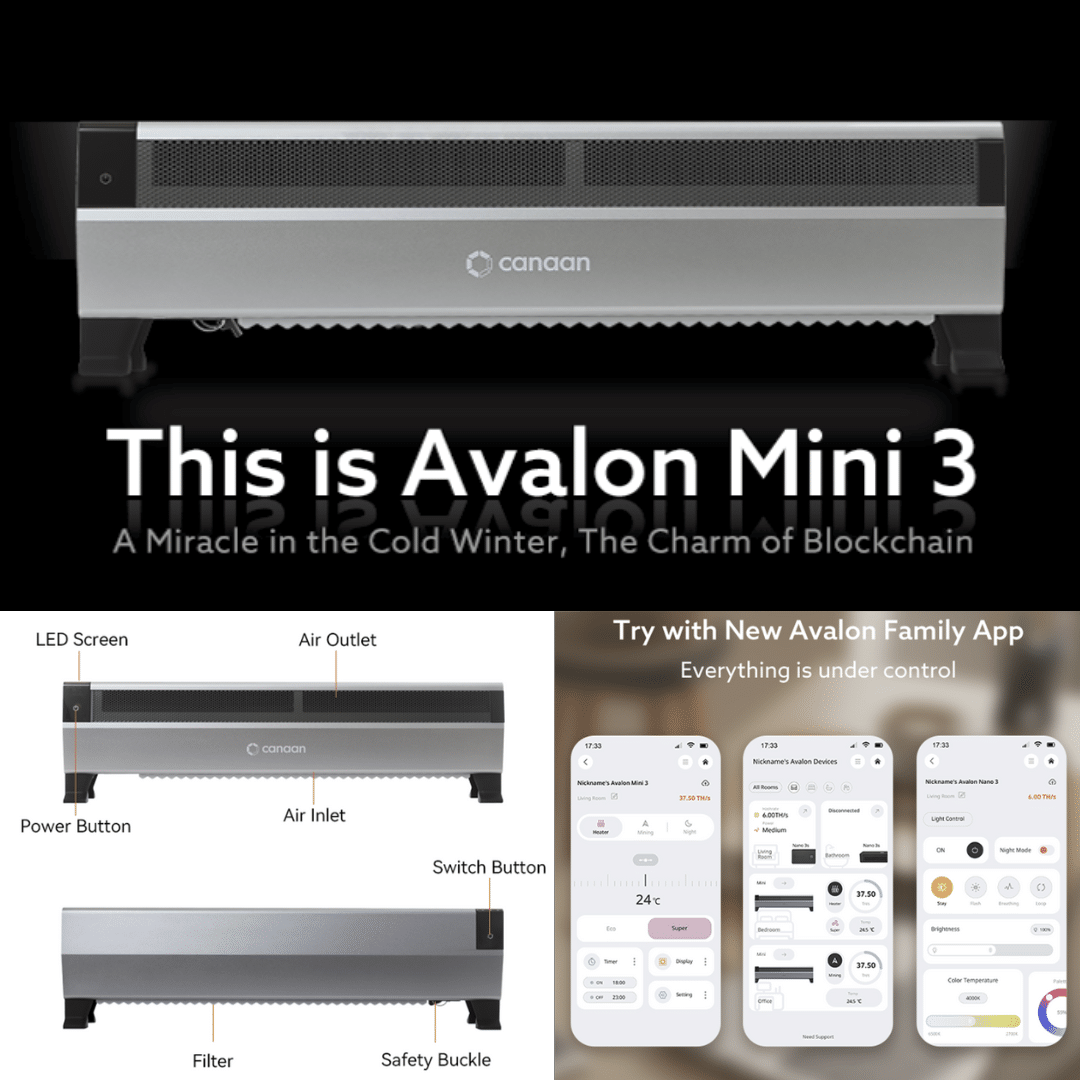 Canaan Avalon Mini 3 37.5TH Bitcoin Home Miner - Image 8