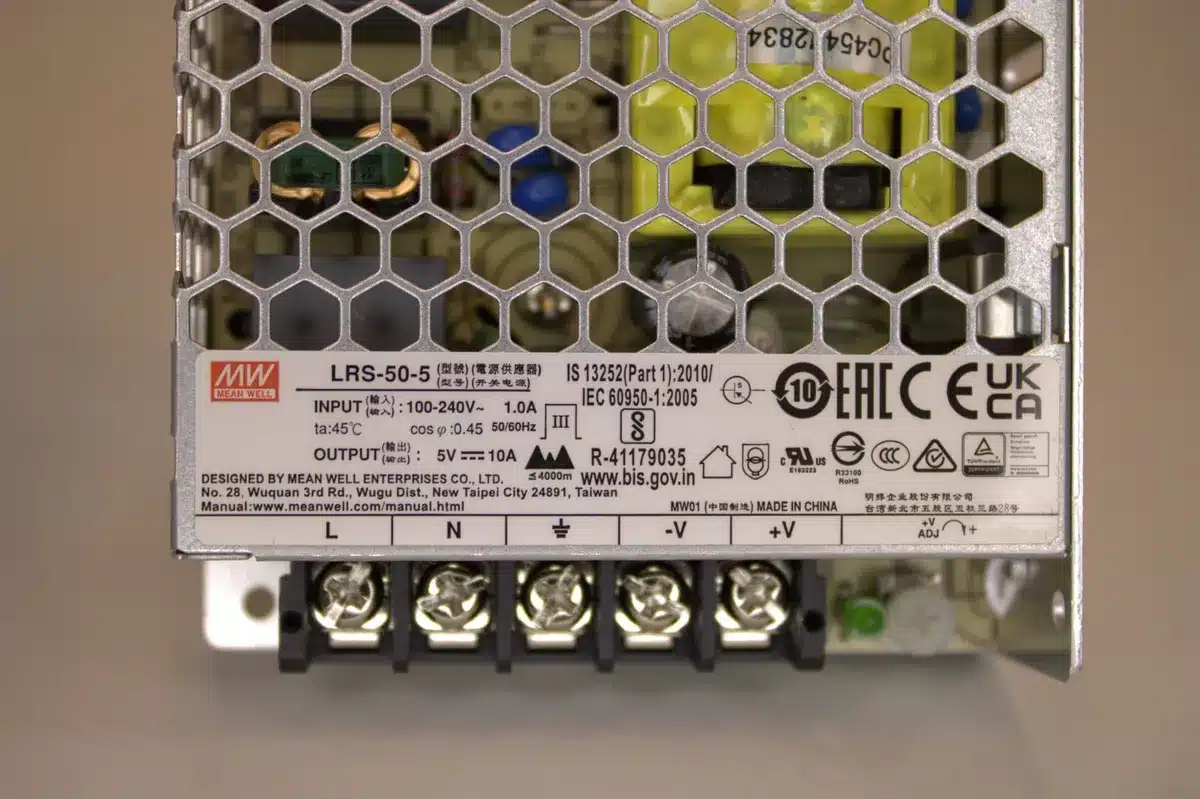 Mean Well LRS-50-5 50W 5V 10A Switching Power Supply - Image 4
