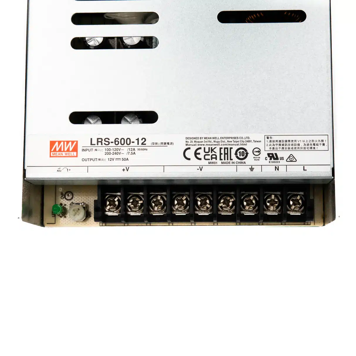 Mean Well LRS-600-12 600W 12V 50A Switching Power Supply - Image 5