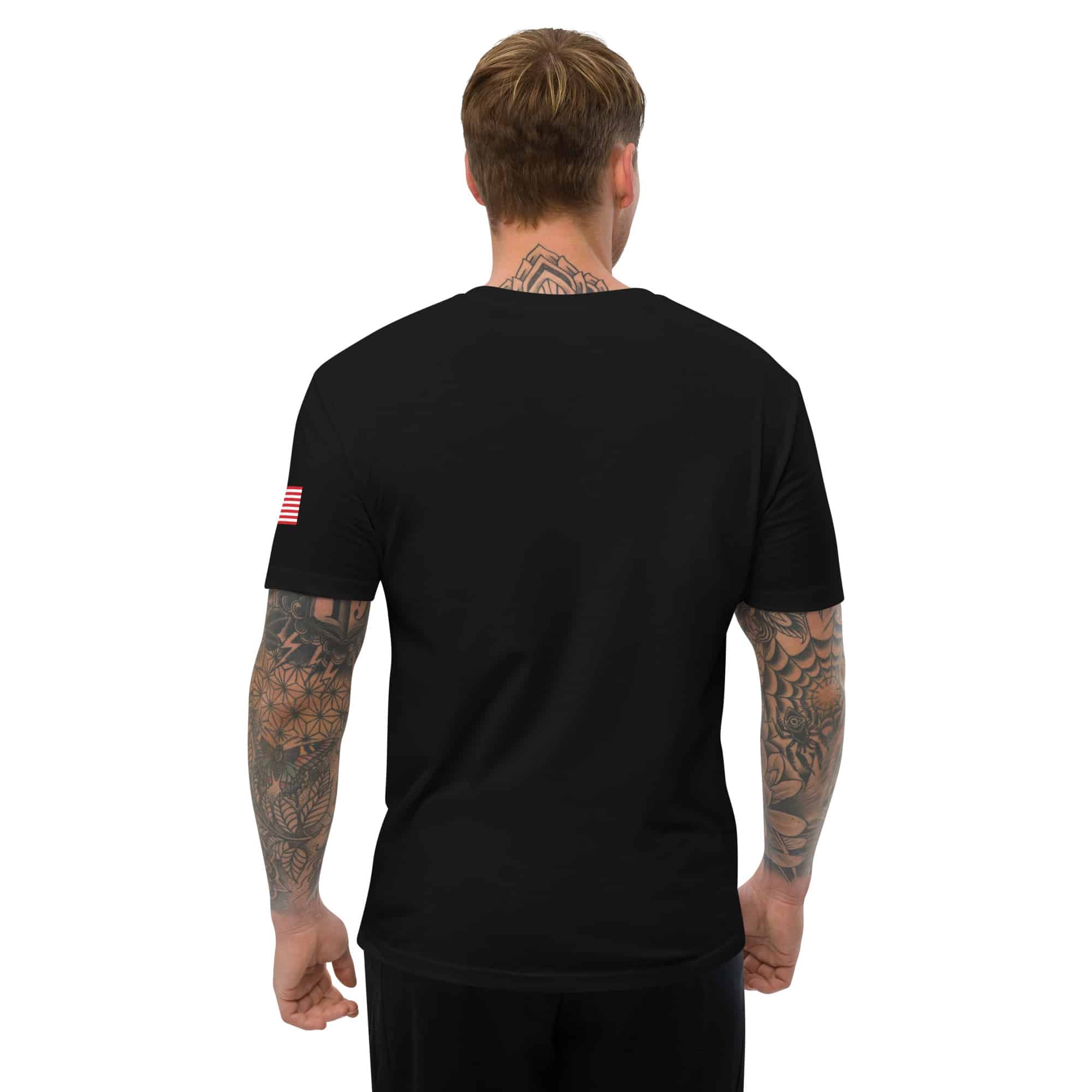Solo Satoshi T-Shirt with American Flag - Image 3