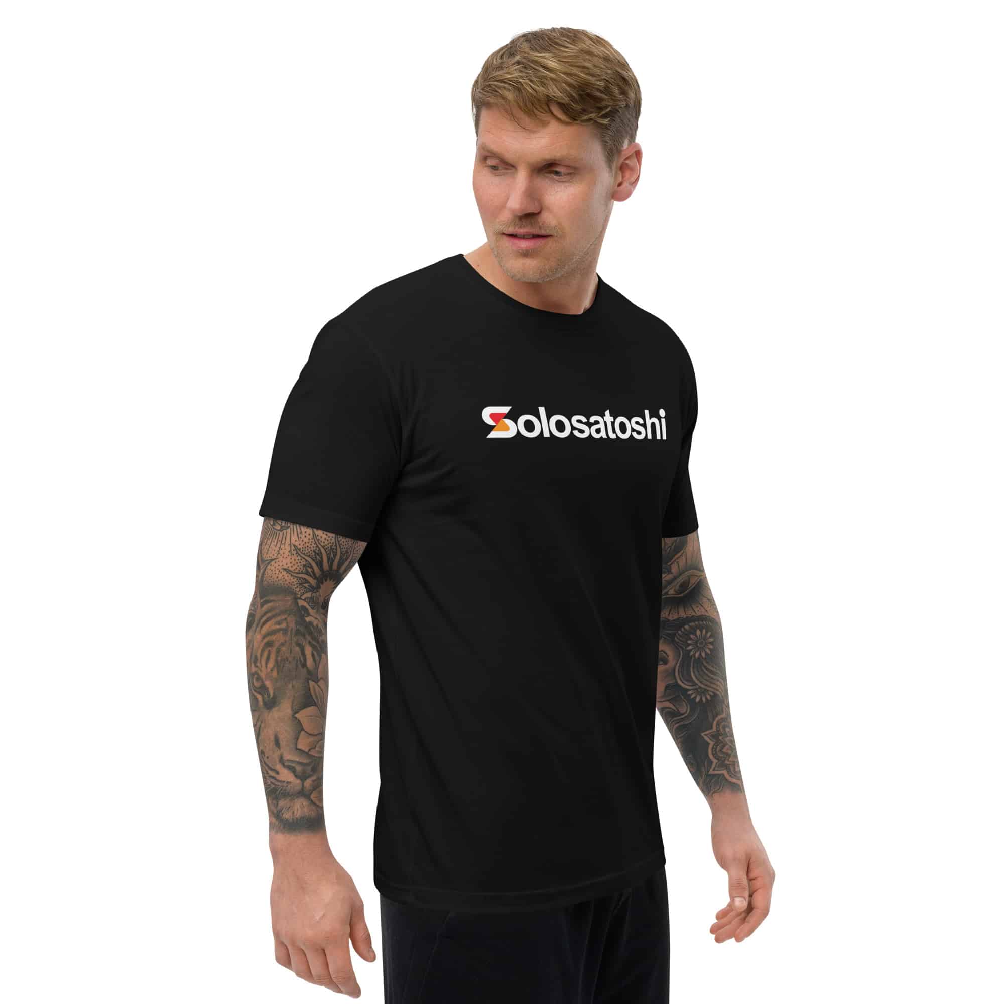 Solo Satoshi T-Shirt with American Flag - Image 5