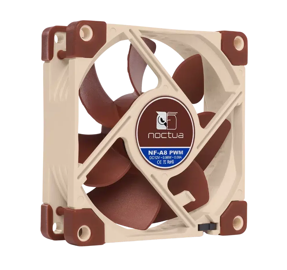 Noctua NF-A8 PWM, Premium Quiet Fan, 4-Pin (80mm, Brown)
