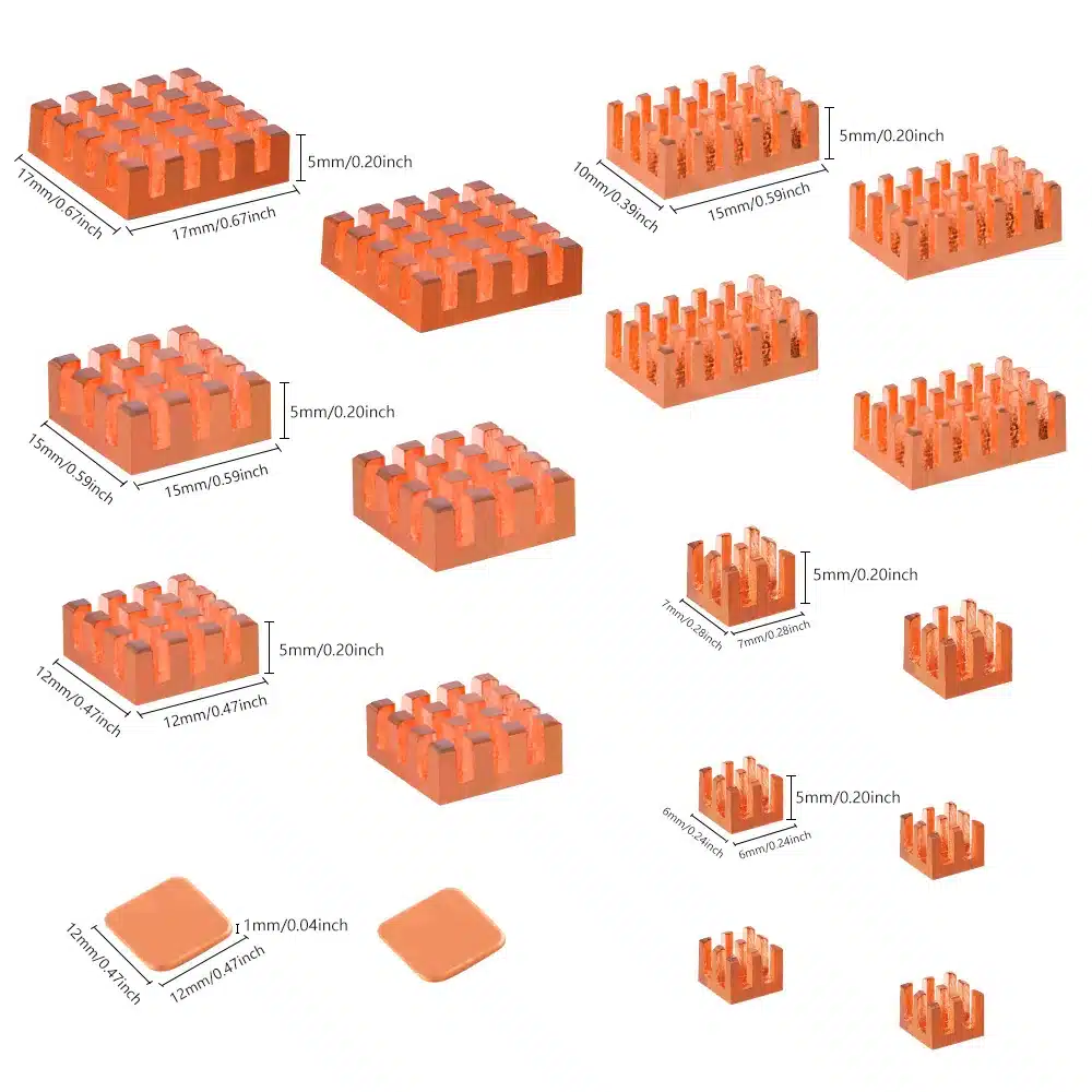 52Pi Copper MOSFET Heatsink Kit for Bitaxe and Nerdaxe - Image 6