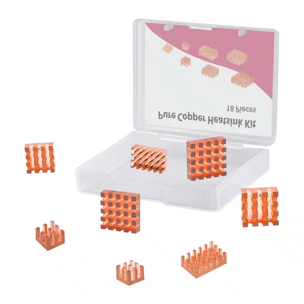 52Pi Copper MOSFET Heatsink Kit for Bitaxe and Nerdaxe - Image 2