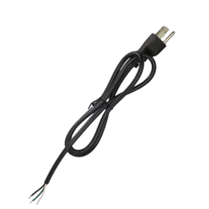 US 3 Prong AC Plug Pigtail 1 Meter 18 AWG